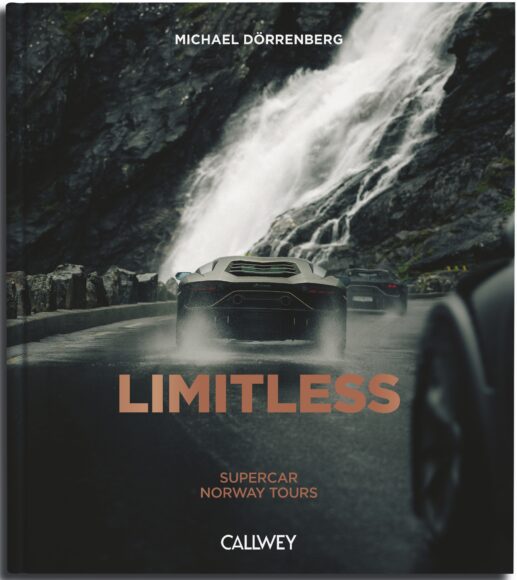 LIMITLESS (CALLWEY) : le nouveau livre de Michael Dörrenberg qui mêle supercars et routes norvégiennes Limitless: Supercar Norway Tours