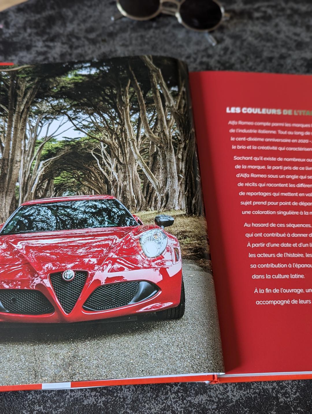 Alfa Romeo, 110 ans (Sophia éditions) - Un beau livre pour découvrir l’histoire et l’héritage d’Alfa Romeo Livre ALFA ROMEO, 110 ans
