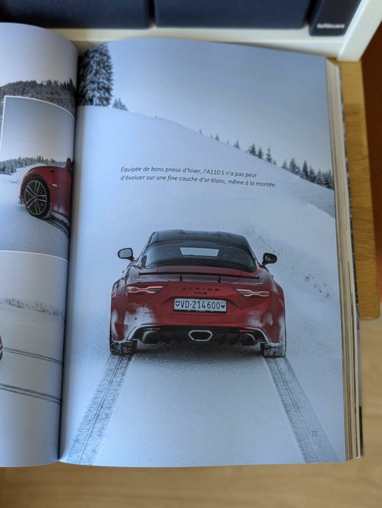 Les quatre saisons en Alpine A110